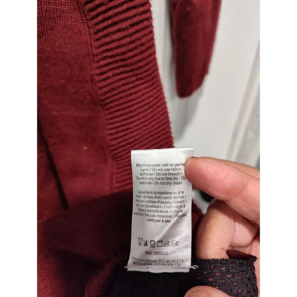 Krimson Klover Mover Maker Sweater Dress Wool Blend Zip Pocket Size XSmall $179 - Picture 8 of 8